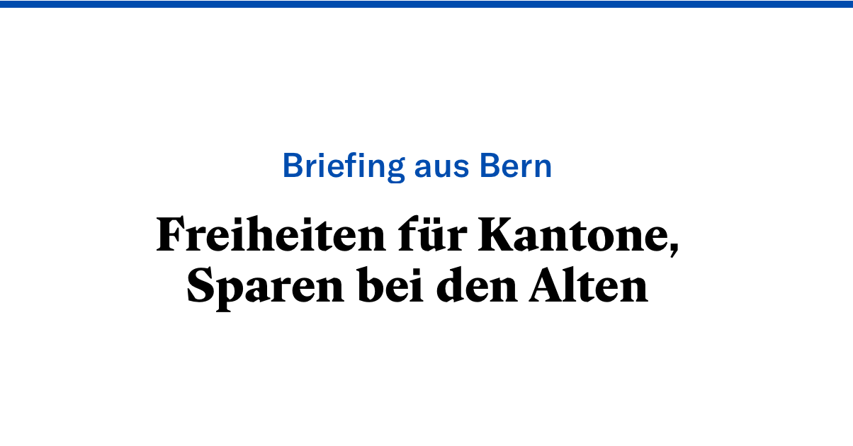 Das Wichtigste in Kürze aus dem Bundeshaus (4). Republik