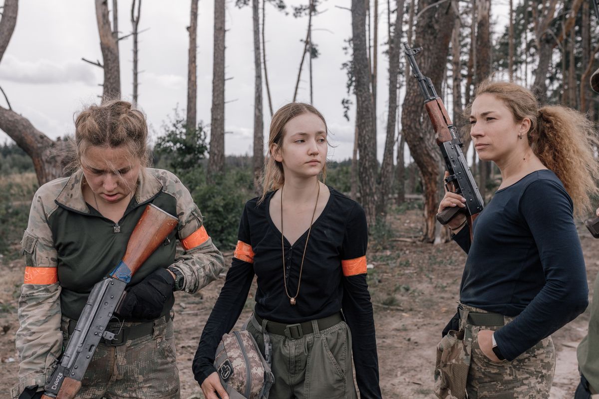 Schweiss, Dreck und Drill: Die Freiwilligen von Kyjiw