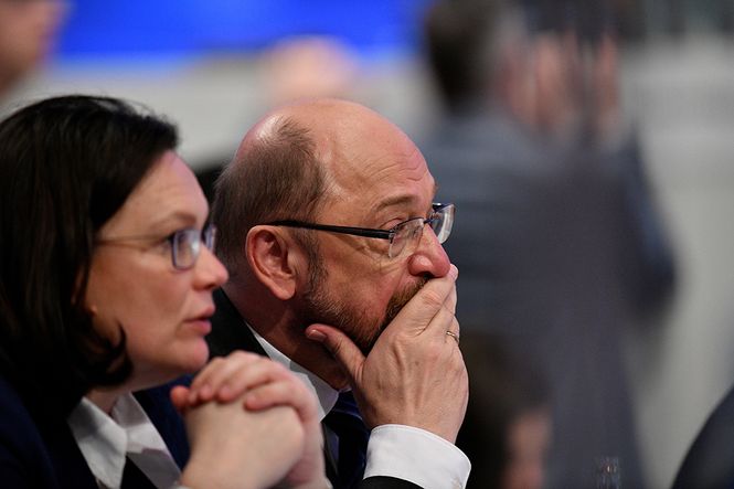 Andrea Nahles und Martin Schulz im Profil