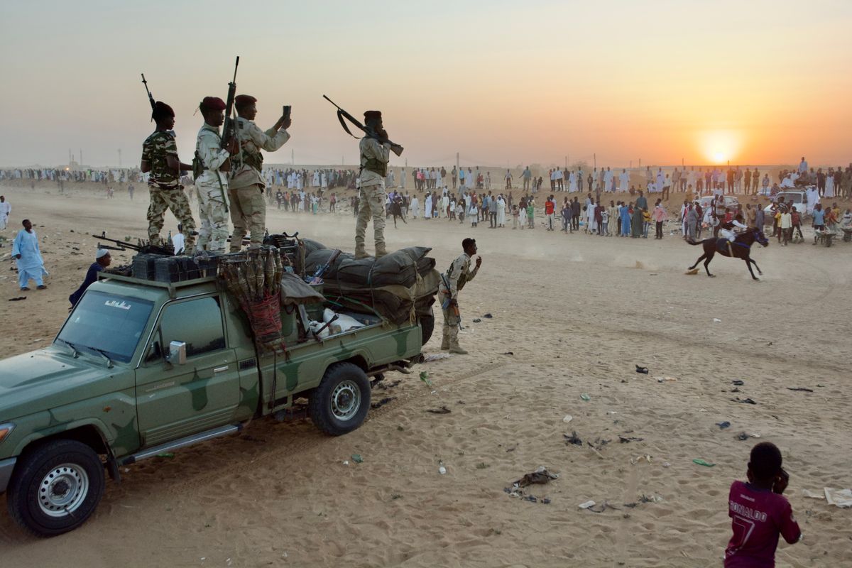 What connects the Emirates with a genocidal militia